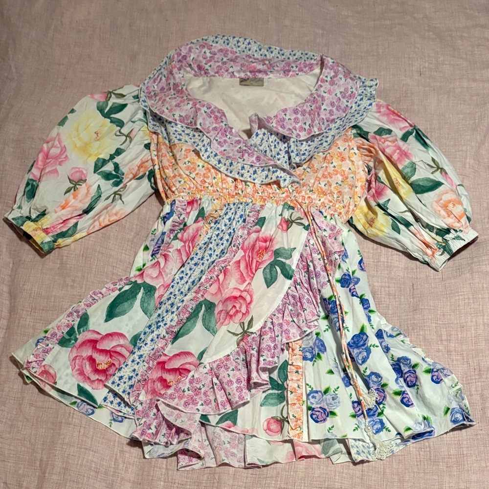 Fillyboo Multicolor Floral Ruffle Dress - Picture 4 of 9